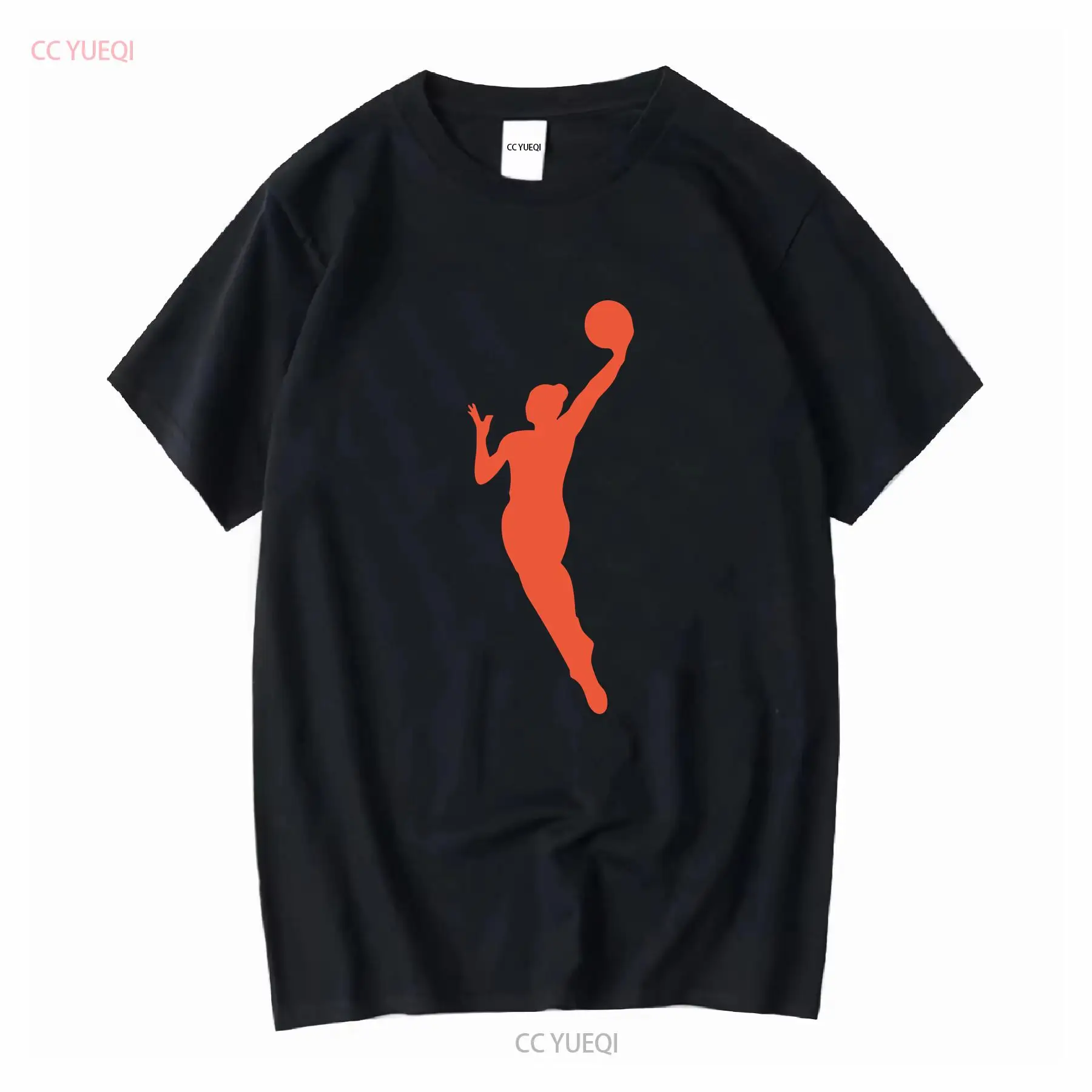 Vintage Fashion Jersey - Ağır Pamuklu Tişört WNBA turuncu oyuncu