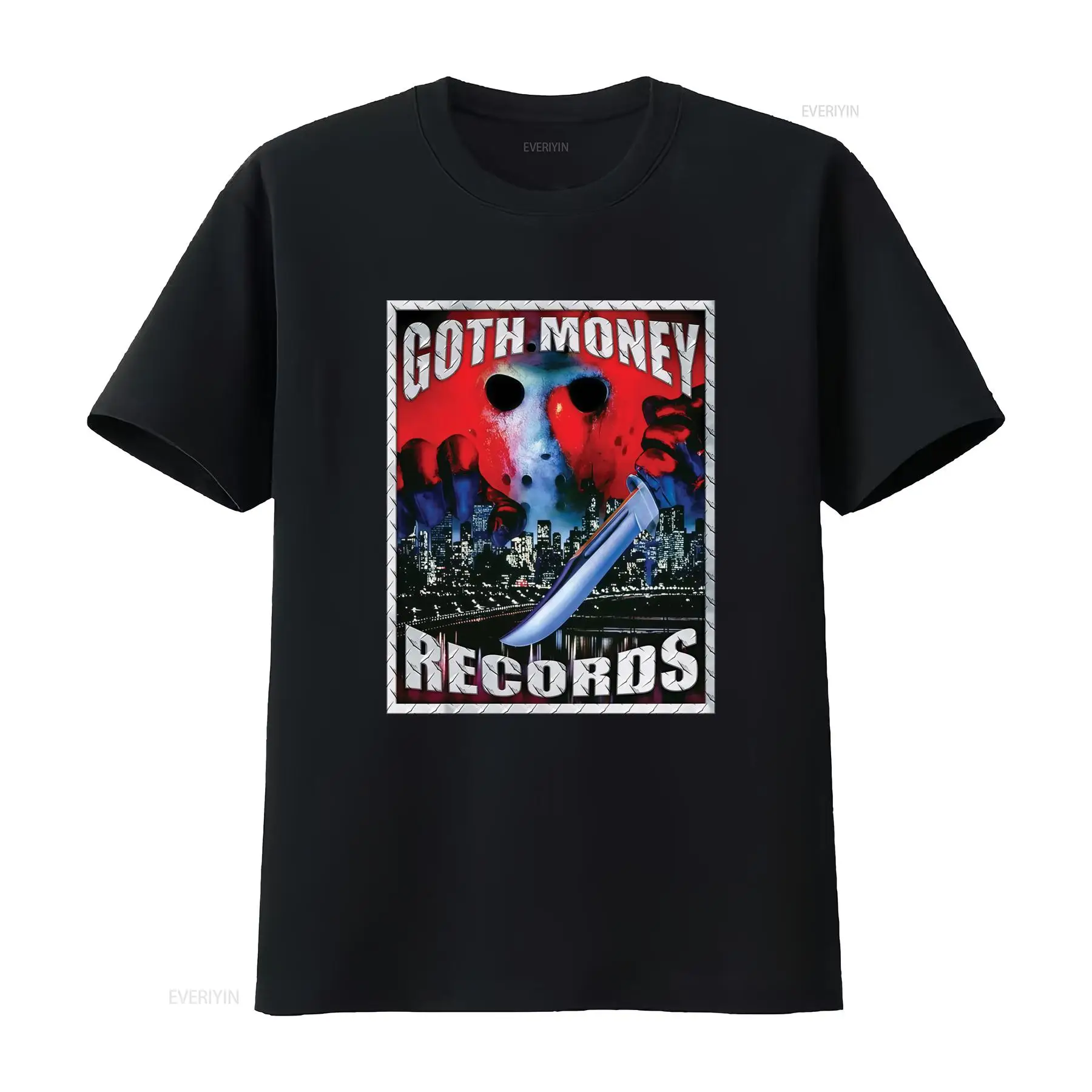 Vintage Fashion Jersey - Goth Money Records Jason Logolu Tişört